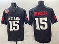 Rebec IN.Hoosiers #15 Fernando Mendoza Black F.U.S.E. 2025 National Champions Patch Stitched Football American College Jerseys