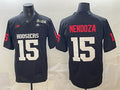 Rebec IN.Hoosiers #15 Fernando Mendoza Black F.U.S.E. 2026 Patch Stitched Basketball American College Jerseys
