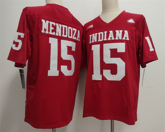 Rebec IN.Hoosiers #15 Fernando Mendoza Red 2026 Stitched Basketball American College Jerseys
