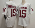 Rebec IN.Hoosiers #15 Fernando Mendoza White Stitched Basketball American College Jerseys