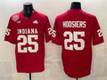 Rebec IN.Hoosiers #25 Hoosiers Red F.U.S.E. 2025 National Champions Patch Stitched Football American College Jerseys