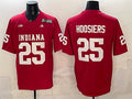 Rebec IN.Hoosiers #25 Hoosiers Red F.U.S.E. 2026 Patch Stitched Football American College Jerseys
