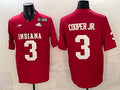 Rebec IN.Hoosiers #3 Omar Cooper Jr. Red F.U.S.E. 2026 Patch Stitched Football American College Jerseys