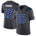 Rebec IN.Colts #18 Peyton Manning Dark Gray 2026 F.U.S.E. Rivalries Collection Limited Football Stitched Jersey