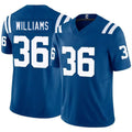 Rebec IN.Colts #36 Roydell Williams Blue 2026 F.U.S.E. Vapor Limited Football Stitched Jersey