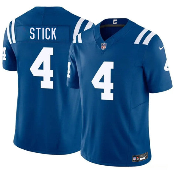 Rebec IN.Colts #4 Easton Stick Blue 2026 F.U.S.E. Vapor Limited Football Stitched Jersey