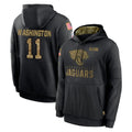Rebec J.Jaguars #11 Parker Washington Player Black Salute to Service Hoodies Limited Game Stitched Jerseys
