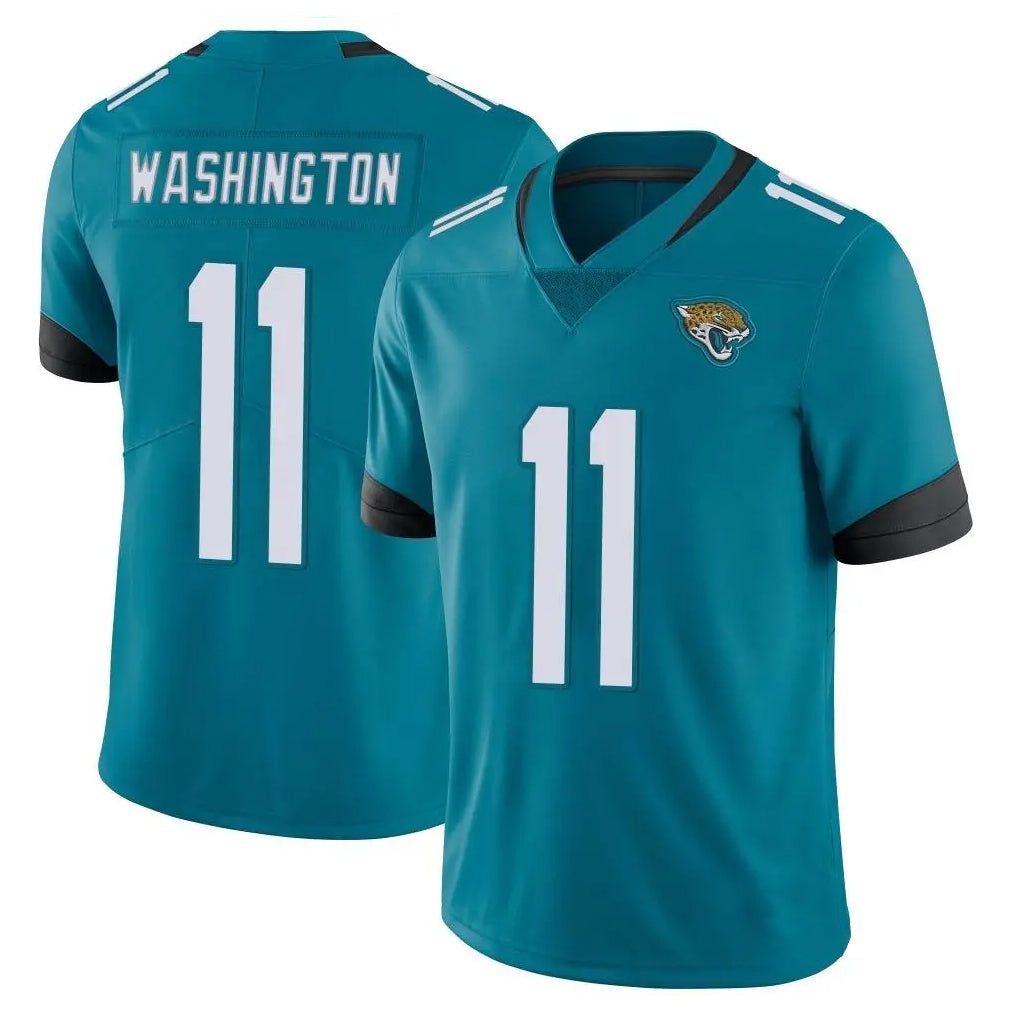Rebec J.Jaguars #11 Parker Washington Player Teal Vapor Untouchable Limited Home Game Stitched Jerseys