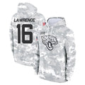 Rebec J.Jaguars #16 Trevor Lawrence Player Arctic Camo Salute to Service Hoodies Limited Game Stitched Jerseys