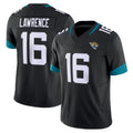 Rebec J.Jaguars #16 Trevor Lawrence Player Black Vapor F.U.S.E. Limited Home Game Stitched Jerseys