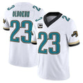 Rebec J.Jaguars #23 Foyesade Oluokun Player White Prowler Throwback Vapor F.U.S.E. Limited Home Game Stitched Jerseys
