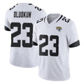 Rebec J.Jaguars #23 Foyesade Oluokun Player White Vapor F.U.S.E. Limited Home Game Stitched Jerseys