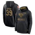 Rebec J.Jaguars #39 Cam Little Player Black Salute to Service Hoodies Limited Game Stitched Jerseys