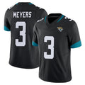 Rebec J.Jaguars #3 Jakobi Meyers Player Black Vapor F.U.S.E. Limited Home Game Stitched Jerseys