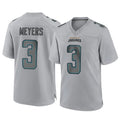 Rebec J.Jaguars #3 Jakobi Meyers Player Gray Atmosphere Fashion Home Game Stitched Jerseys