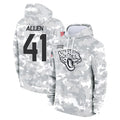 Rebec J.Jaguars #41 Josh Hines-Allen Player Arctic Camo Salute to Service Hoodies Limited Game Stitched Jerseys