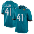 Rebec J.Jaguars #41 Josh Hines-Allen Player Teal Home Game Stitched Jerseys