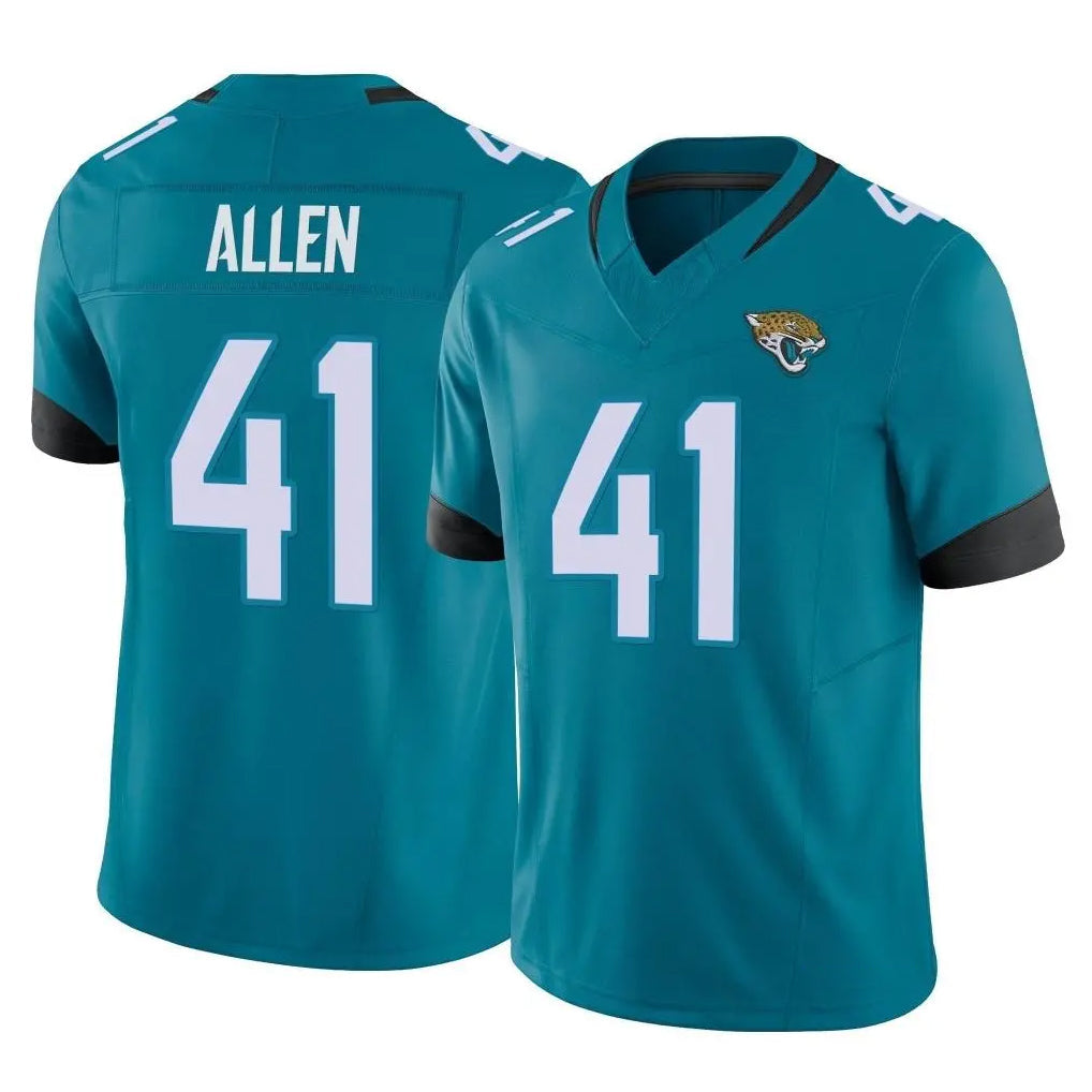 Rebec J.Jaguars #41 Josh Hines-Allen Player Teal Vapor F.U.S.E. Limited Home Game Stitched Jerseys