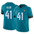 Rebec J.Jaguars #41 Josh Hines-Allen Player Teal Vapor F.U.S.E. Limited Home Game Stitched Jerseys