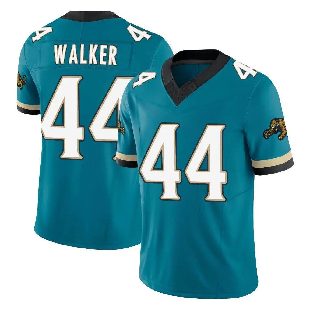 Rebec J.Jaguars #44 Travon Walker Player Teal Prowler Throwback Vapor F.U.S.E. Limited Home Game Stitched Jerseys