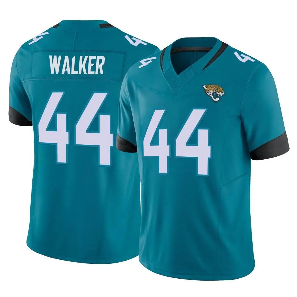 Rebec J.Jaguars #44 Travon Walker Player Teal Vapor F.U.S.E. Limited Home Game Stitched Jerseys