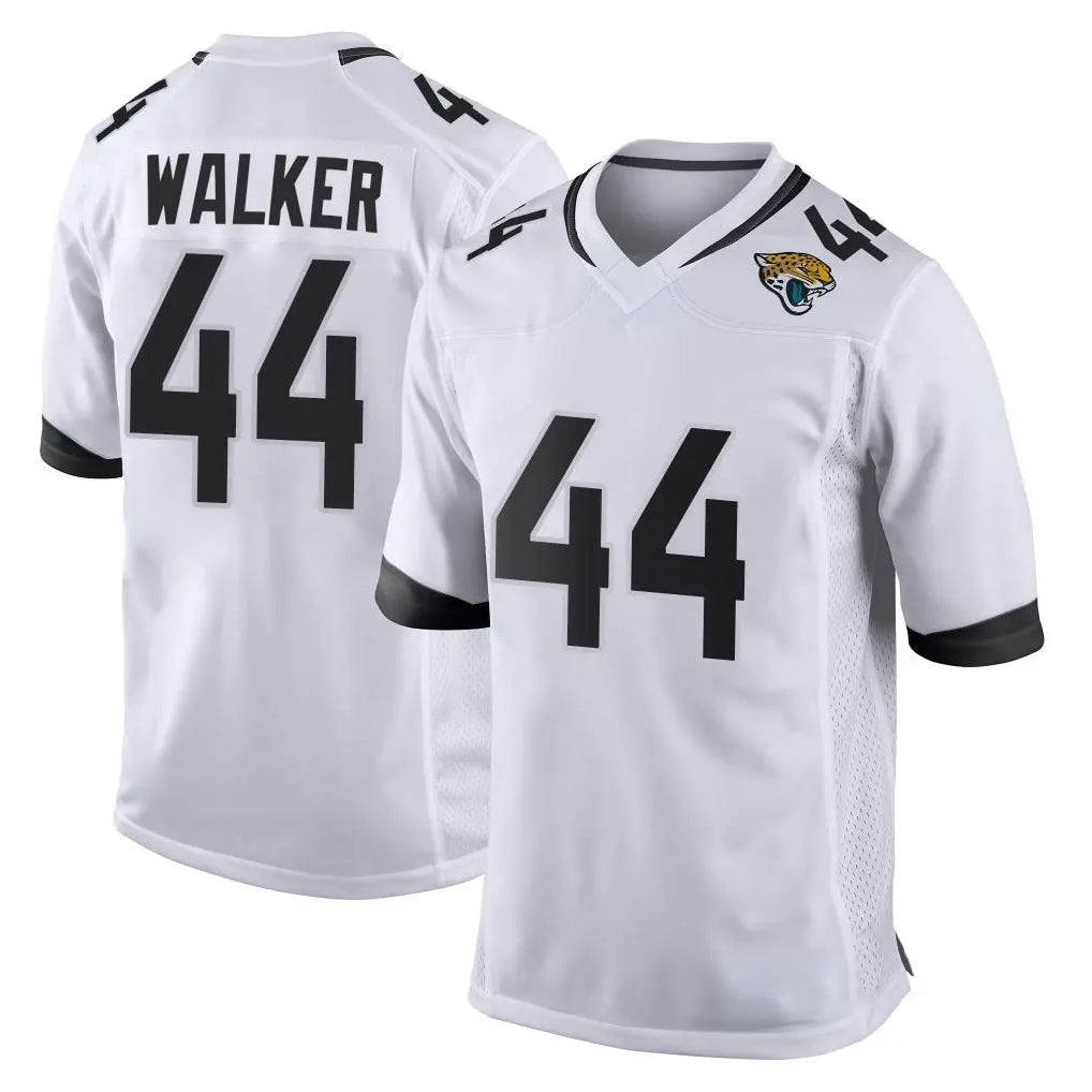Rebec J.Jaguars #44 Travon Walker Player White Home Game Stitched Jerseys
