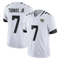Rebec J.Jaguars #7 Brian Thomas Jr. Player White Vapor F.U.S.E. Limited Home Game Stitched Jerseys