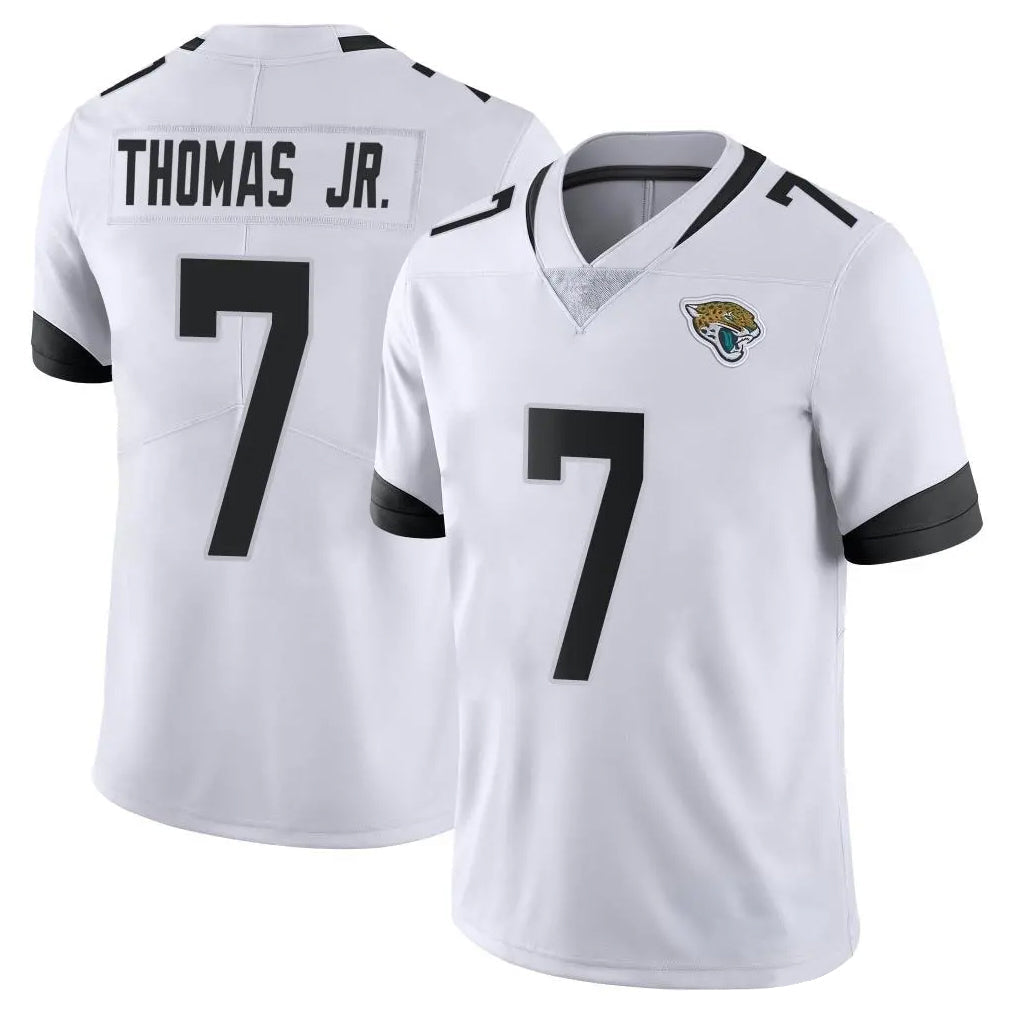 Rebec J.Jaguars #7 Brian Thomas Jr. Player White Vapor Untouchable Limited Home Game Stitched Jerseys