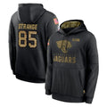 Rebec J.Jaguars #85 Brenton Strange Player Black Salute to Service Hoodies Limited Game Stitched Jerseys