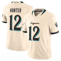 Rebec J.Jaguars #12 Travis Hunter Cream 2026 F.U.S.E. Rivalries Collection Limited Football Stitched Jersey