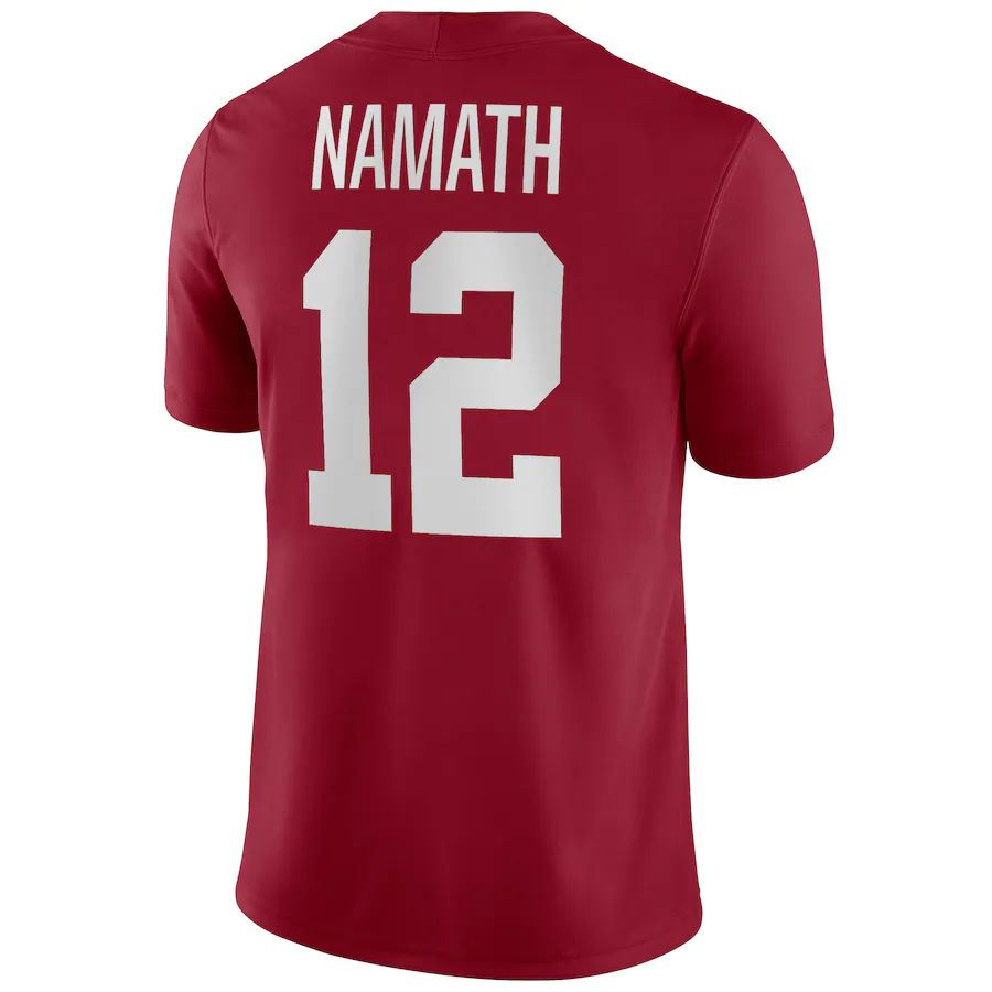 Rebec A.Crimson Tide #12 Joe Namath Alumni Player Jersey Stitched American College Jerseys