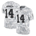Rebec KC.Chiefs #14 Matt Araiza Player Arctic Camo Salute To Service Limited Game Stitched Jerseys