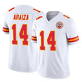 Rebec KC.Chiefs #14 Matt Araiza Player White Limited Vapor F.U.S.E. Home Game Stitched Jerseys