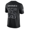 Rebec  KC. Chiefs #15 Patrick Mahomes Black 2026 Salute to Service Stitched Limited Jersey
