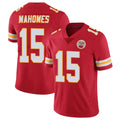 Rebec KC.Chiefs #15 Patrick Mahomes Player Red Limited Vapor Untouchable Home Game Stitched Jerseys