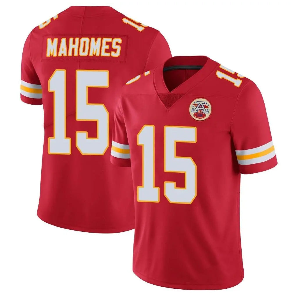 Rebec KC.Chiefs #15 Patrick Mahomes Player Red Limited Vapor Untouchable Home Game Stitched Jerseys