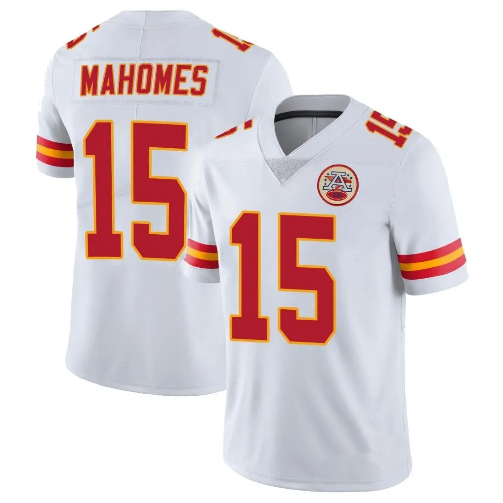 Rebec KC.Chiefs #15 Patrick Mahomes Player White Limited Vapor Untouchable Home Game Stitched Jerseys