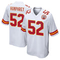 Rebec KC.Chiefs #52 Creed Humphrey Player White Home Game Stitched Jerseys