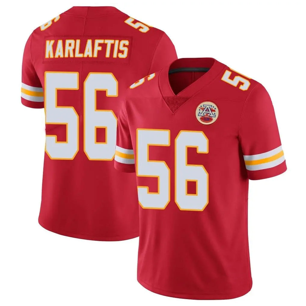 Rebec KC.Chiefs #56 George Karlaftis Player Red Limited Vapor Untouchable Home Game Stitched Jerseys