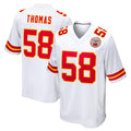 Rebec KC.Chiefs #58 Derrick Thomas Player White Home Game Stitched Jerseys
