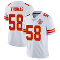 Rebec KC.Chiefs #58 Derrick Thomas Player White Limited Vapor Untouchable Home Game Stitched Jerseys