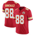 Rebec KC.Chiefs #88 Tony Gonzalez Player Red Limited Vapor Untouchable Home Game Stitched Jerseys