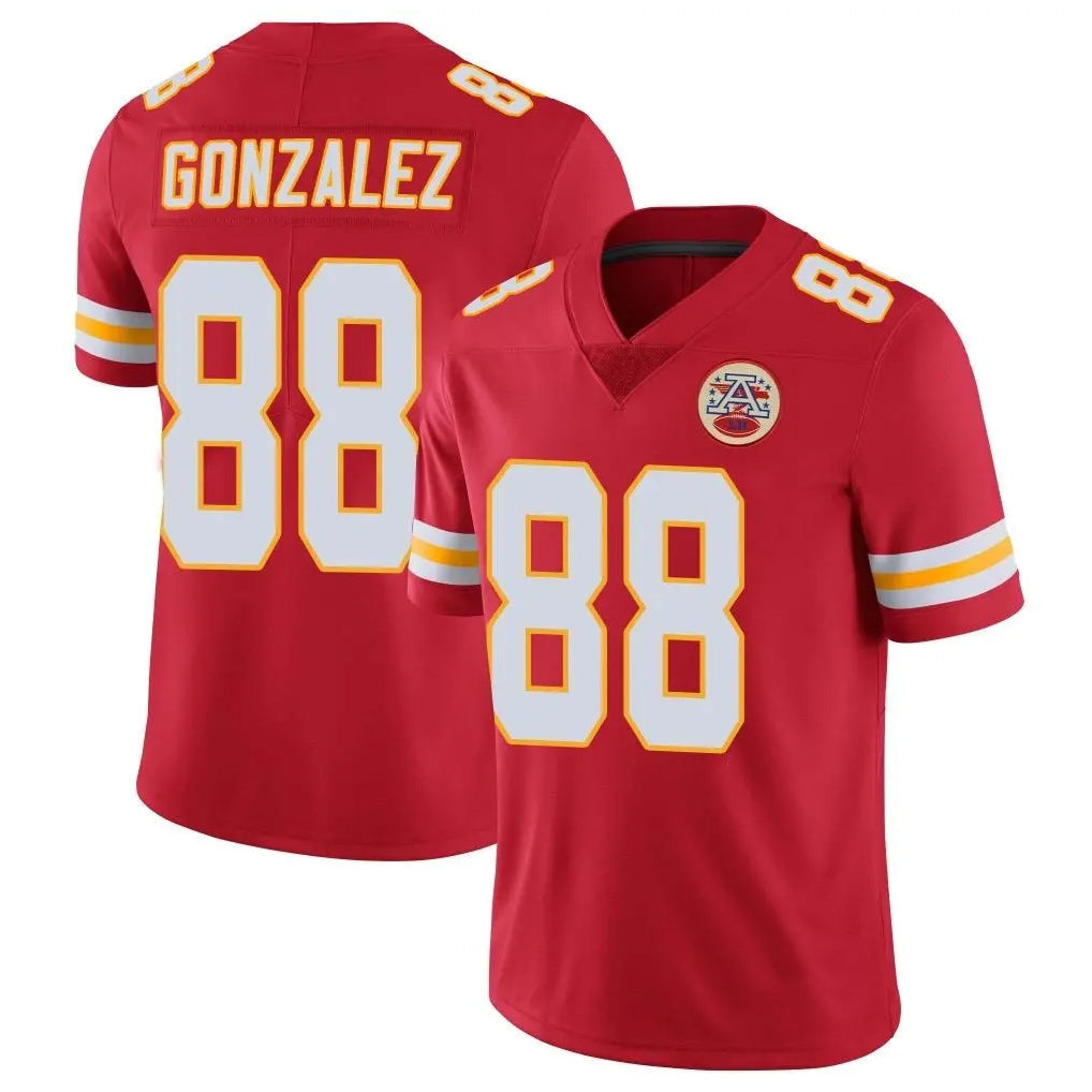 Rebec KC.Chiefs #88 Tony Gonzalez Player Red Limited Vapor Untouchable Home Game Stitched Jerseys