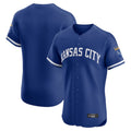 Rebec KC.Royals Royal Limited Elite Home Blank Player Stitched Jerseys
