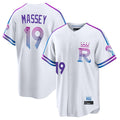 Rebec KC.Royals #19 Michael Massey Player White 2026 City Connect Limited Home Stitched Jerseys