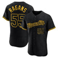 Rebec KC.Royals #55 Cole Ragans Player Black Snake Skin City Limited Elite Stitched Jerseys