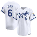 Rebec KC.Royals #6 Jonathan India Player White Alt Limited Home Stitched Jerseys