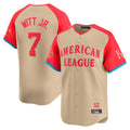 Rebec KC.Royals #7 Bobby Witt Jr. Player Cream American League All-Star Game Limited Home Stitched Jerseys