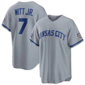 KC.Royals #7 Bobby Witt Jr. 2026 All-Star Game Gray Rebec Replica Baseball Stitched Jerseys