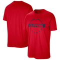 Rebec L.Clippers Red Authentic Practice T-Shirt Stitched Jerseys